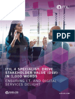 ITIL 4 Specialist - DSV in 1000 Words - DIGITAL PDF