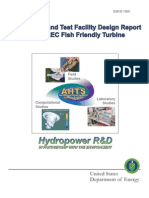 Final Turbine and Test Facility Design Report Alden/NREC Fish Friendly Turbine