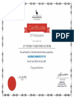 Certificate: of Participation