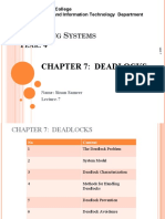Chapter 7: Deadlocks: Al-Mansour University College Software Engineering and Information Technology Department