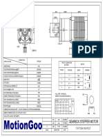 Motiongoo Geared Stepper Motor Drawing-17HT19S4168-PG27