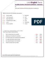 Homework Problems - Ingles