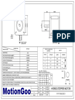 Motiongoo Stepper Motor Drawing-17HT16S4200C1