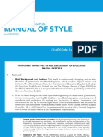 DepEd Manual of Style 1