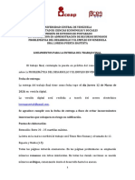 Lineamientos para La Entrega Del Trabajo Final