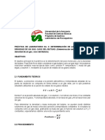 Guías de Fisicoquimica I y II - Masa Molar de Gas PDF