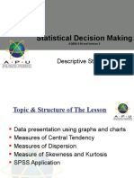 Statistical Decision Making: Descriptive Statistics