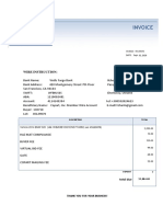 Invoice BMW 320 PDF