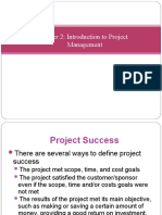Chapter 2: Introduction To Project Management