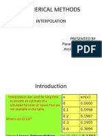Interpolation 1 PDF