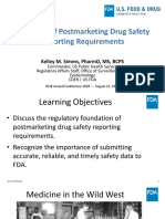 Overview of Postmarketing Drug Safety Reporting Requirements