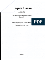 Anxiety The Seminar of Jacques Lacan X PDF