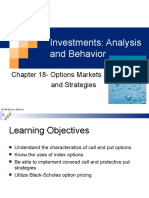 Investments: Analysis and Behavior: Chapter 18-Options Markets and Strategies