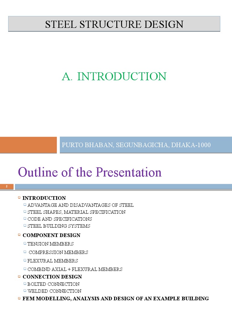 Comprehensive Guide to Steel Structure Design | PDF | Continuum ...
