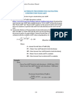 Appendix 6: Alternate Procedure For Calculating Construction Year Aadt