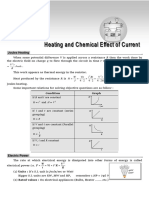 Joules Heating: Heating and Chemical Effect of Current