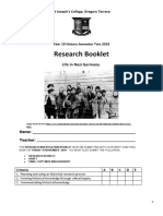 Research Booklet: Life in Nazi Germany