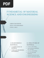 Fundametal of Material Science and Engineering: Amihan Jim Kinneth Arola, Nur Mohammad Avena, Carlo