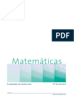 Cuaderno de Verano Mate 6 Ep PDF