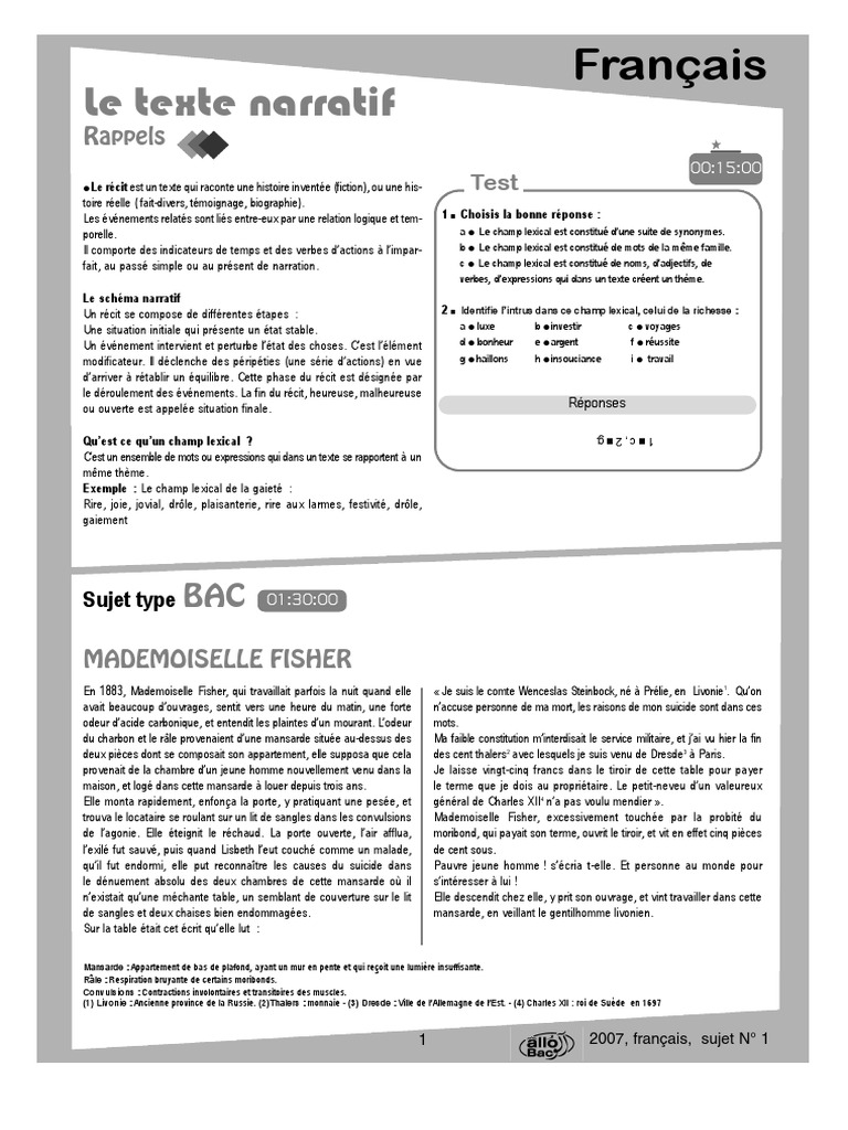 Comprendre le texte narratif | PDF | Sémantique | Mécanique du langage