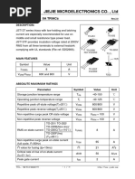 Jiejie Microelectronics Co., LTD: Jst137 Series 8A Triacs Description