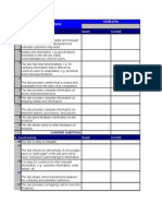 Evaluation Criteria: A. Content. Rank Score