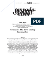 Jodi Dean - Comrade. The Zero-Level of Communism PDF