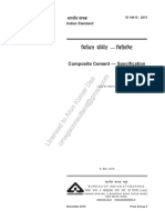 IS-16415 For Composite Cement