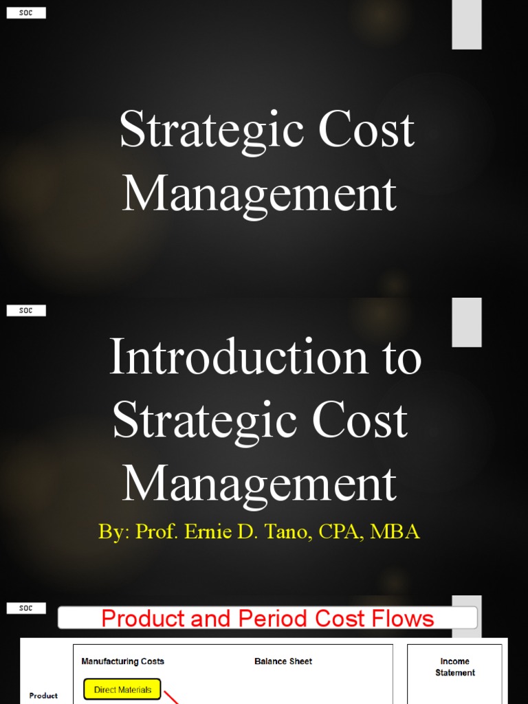 Strategic Cost Management Guide | PDF | Business Economics | Business