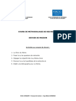 Devoir de Maison en Methodologie de Recherche PDF