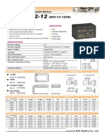 (BPL12-12FR) : VRLA Rechargeable Battery