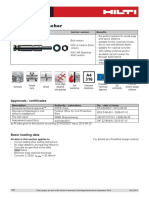 Technical Data Sheet For HSC Safety Anchor Technical Information ASSET DOC 2331080