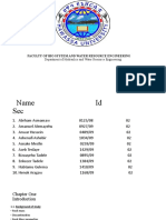 Faculty of Bio System and Water Resource Engineering