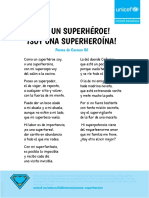 Unicef Educa Biblioteca Poema Carmen Gil Superheroes