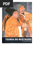 Teoria Do Restauro - Cesare Brandi PDF | PDF