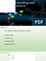 Unit 4 Chemical Bonding and Structure