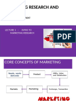 Marketing Research and Analysis: Dr. Victor C. Manabat