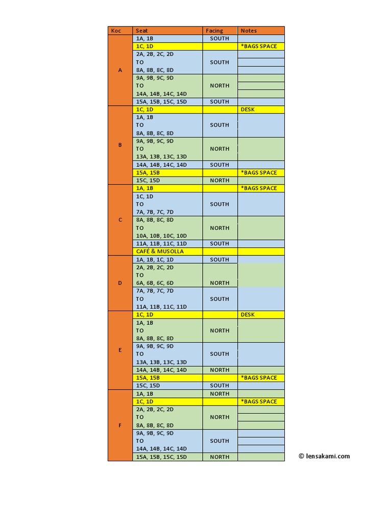 Ets Gold Platinum Seat Layout