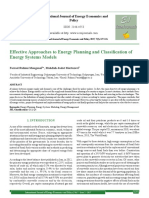 Effective Approaches To Energy Planning and Classification of Energy Systems Models (#351188) - 361729