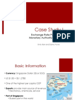 Case Study I.: Exchange Rate Policy at The Monetary Authority of Singapore