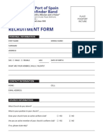 Recruitment Form Annexure II PDF