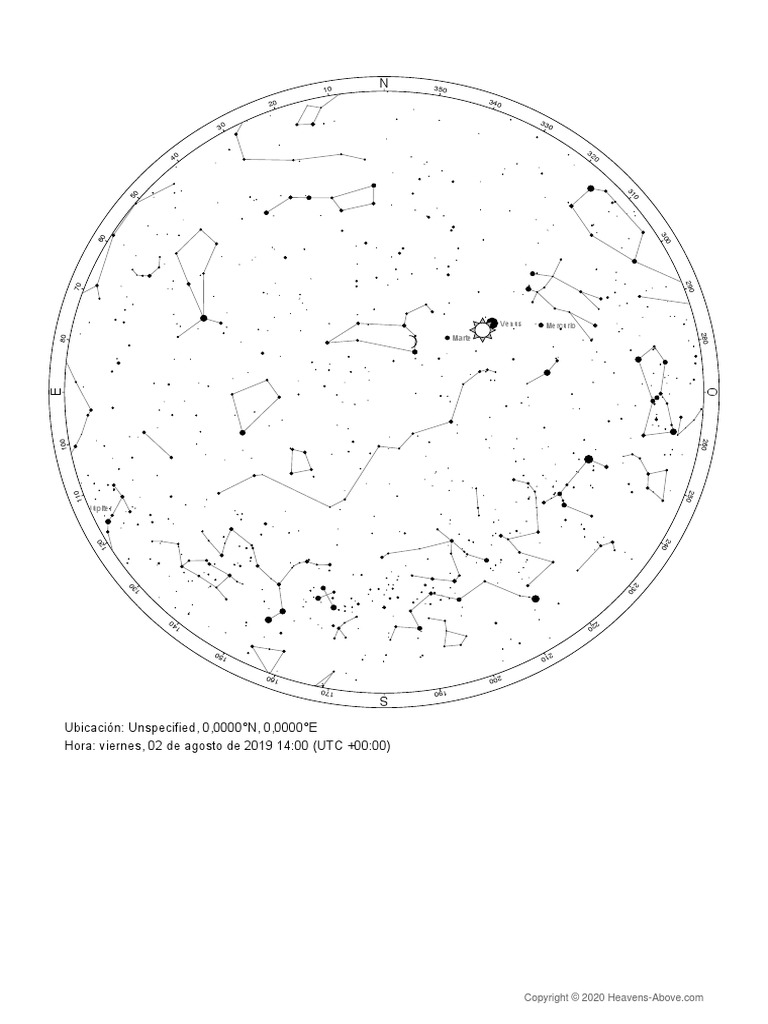 Sky Chart PDF PDF Ciencia planetaria Planemos