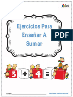Ejercicios de Suma PDF