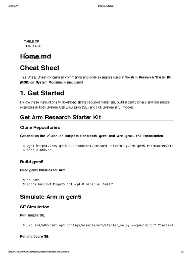 Arm gem5 System Modeling Guide | PDF | Utility Software | Computer Hardware