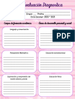 Evaluacion Diagnostica Preescolar PDF