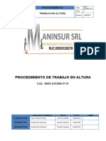 Man-Ssoma-P-01 Procedimiento de Trabajo en Altura