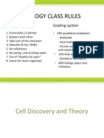 Biology Class Rules: Ground Rules Grading System