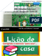 Encontro Síncrono - 07-05 - Circuitos Elétricos