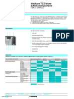 Modicon TSX Micro Automation Platform: Presentation, Description, Selection