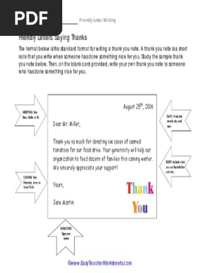 friendly letter